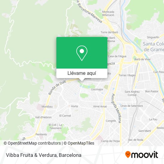 Mapa Vibba Fruita & Verdura