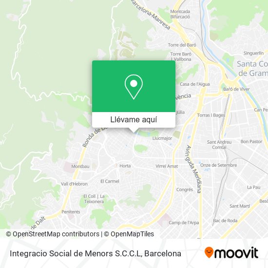 Mapa Integracio Social de Menors S.C.C.L