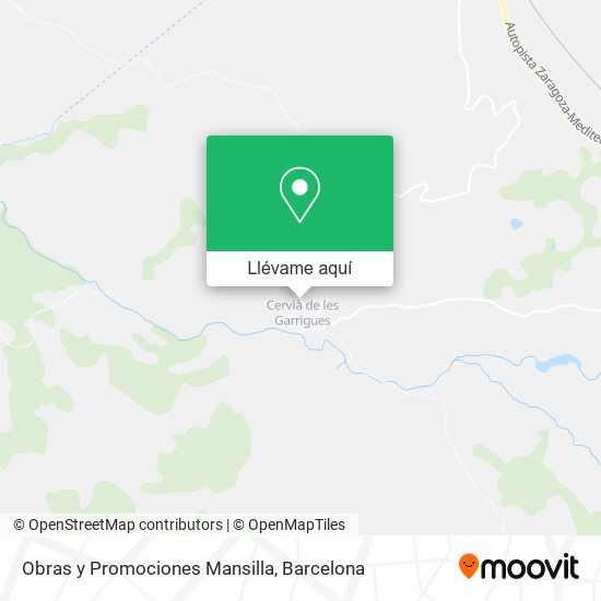 Mapa Obras y Promociones Mansilla