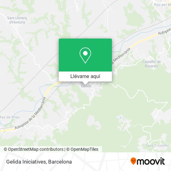 Mapa Gelida Iniciatives