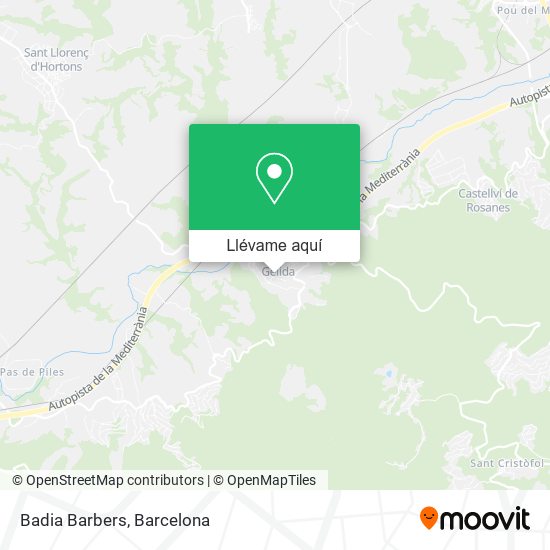 Mapa Badia Barbers