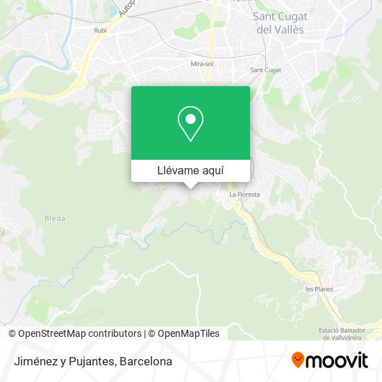 Mapa Jiménez y Pujantes
