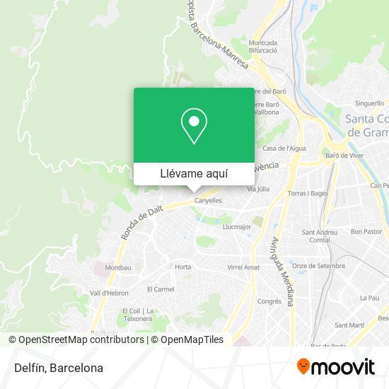 Mapa Delfín