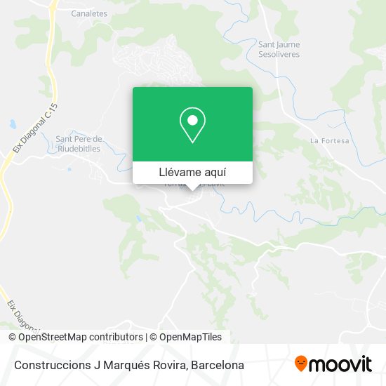 Mapa Construccions J Marqués Rovira
