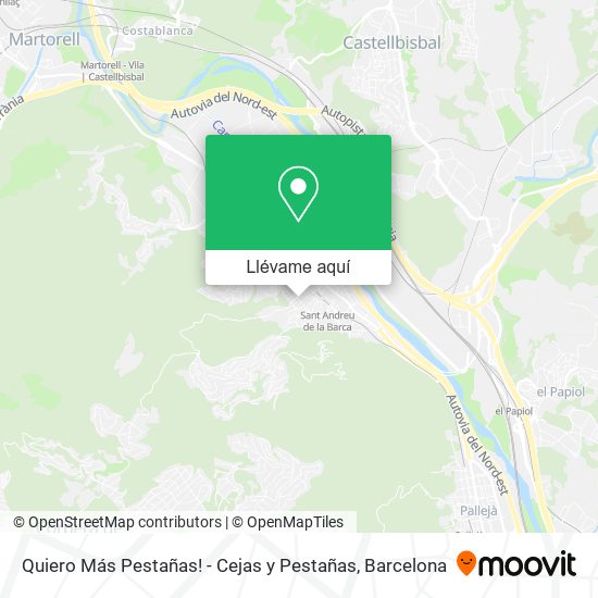 Mapa Quiero Más Pestañas! - Cejas y Pestañas