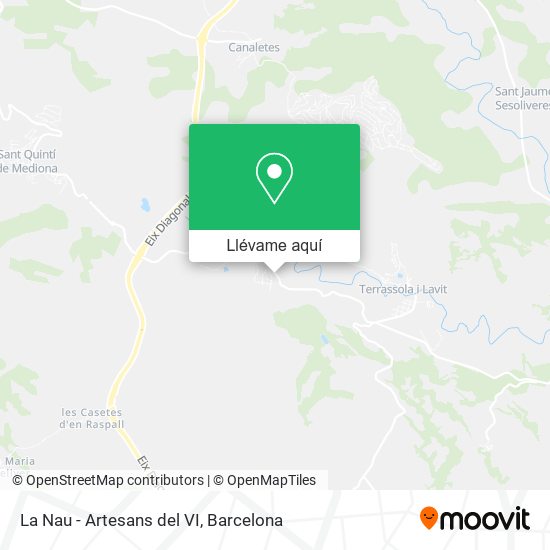 Mapa La Nau - Artesans del VI
