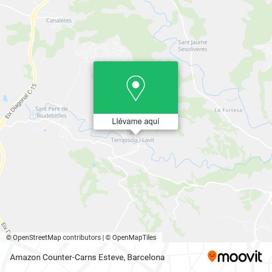 Mapa Amazon Counter-Carns Esteve