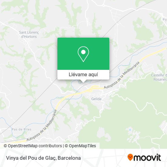 Mapa Vinya del Pou de Glaç