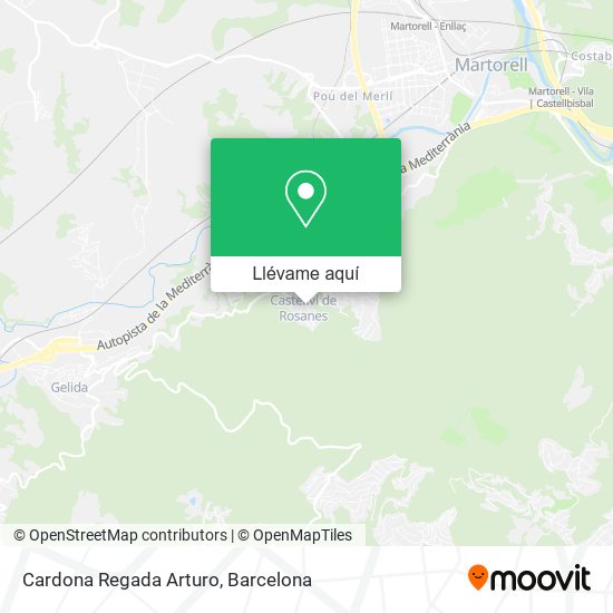 Mapa Cardona Regada Arturo