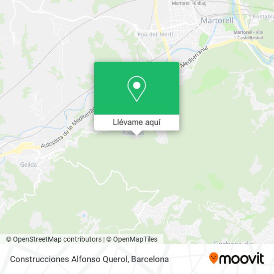 Mapa Construcciones Alfonso Querol