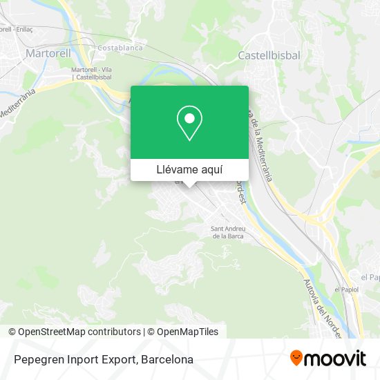 Mapa Pepegren Inport Export
