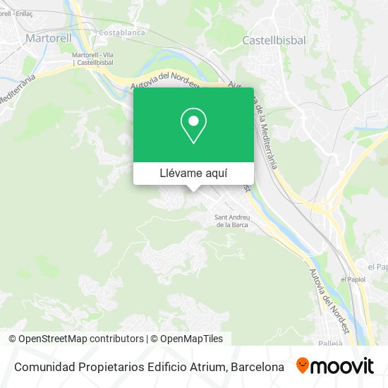 Mapa Comunidad Propietarios Edificio Atrium