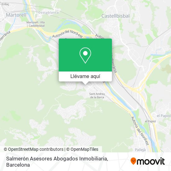 Mapa Salmerón Asesores Abogados Inmobiliaria