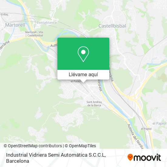Mapa Industrial Vidriera Semi Automática S.C.C.L