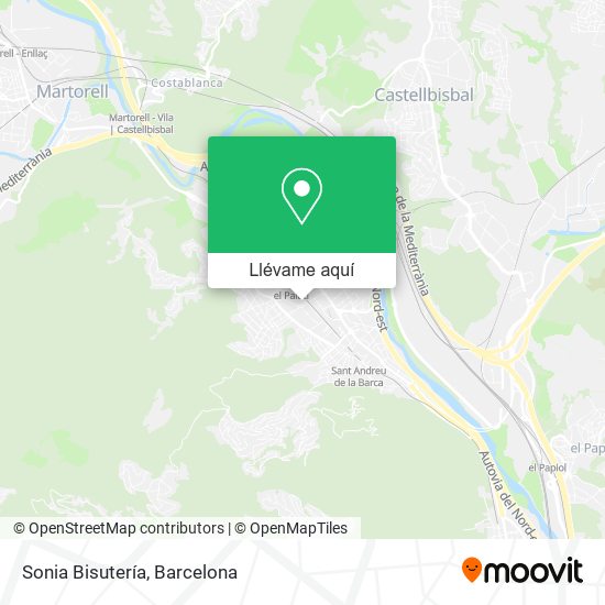 Mapa Sonia Bisutería