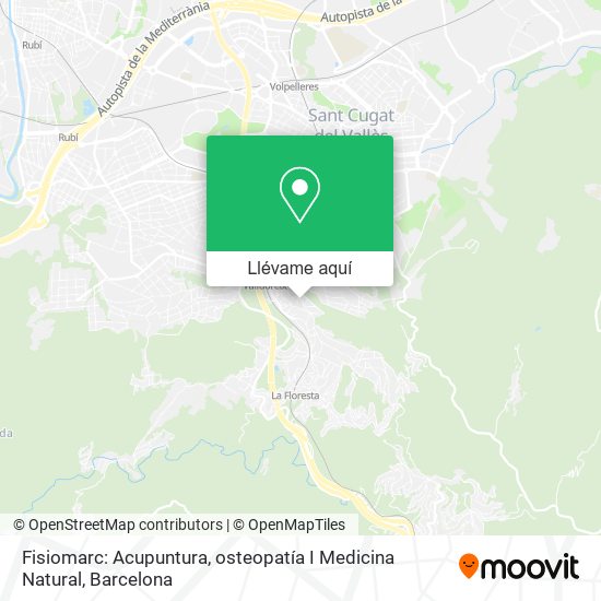Mapa Fisiomarc: Acupuntura, osteopatía I Medicina Natural