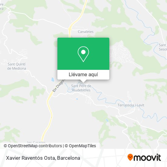 Mapa Xavier Raventós Osta
