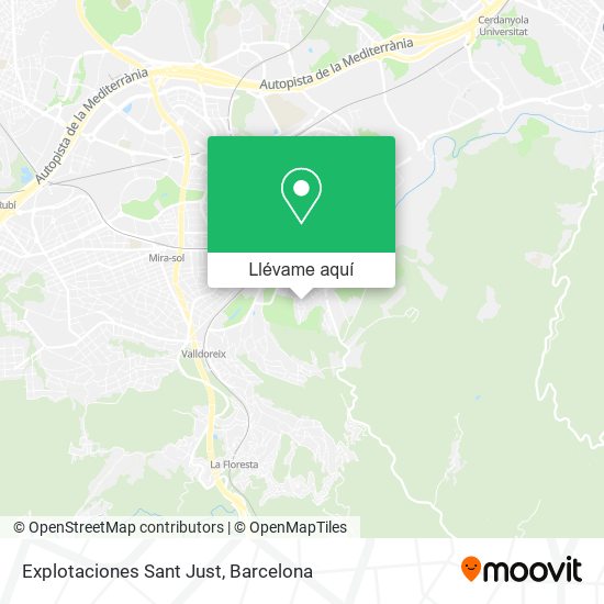 Mapa Explotaciones Sant Just
