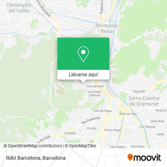 Mapa Rdkl Barcelona