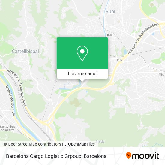Mapa Barcelona Cargo Logistic Grpoup