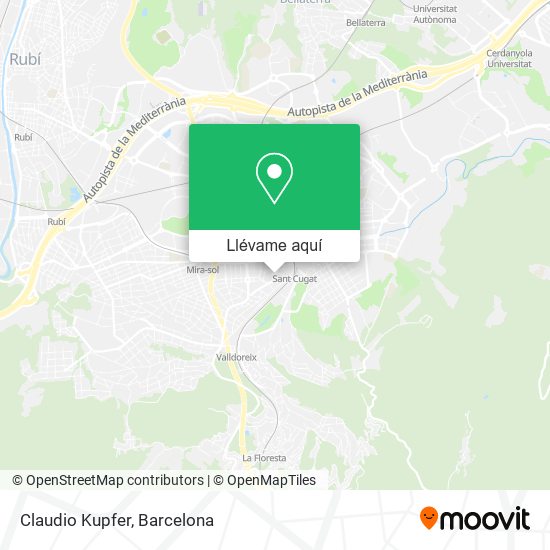Mapa Claudio Kupfer