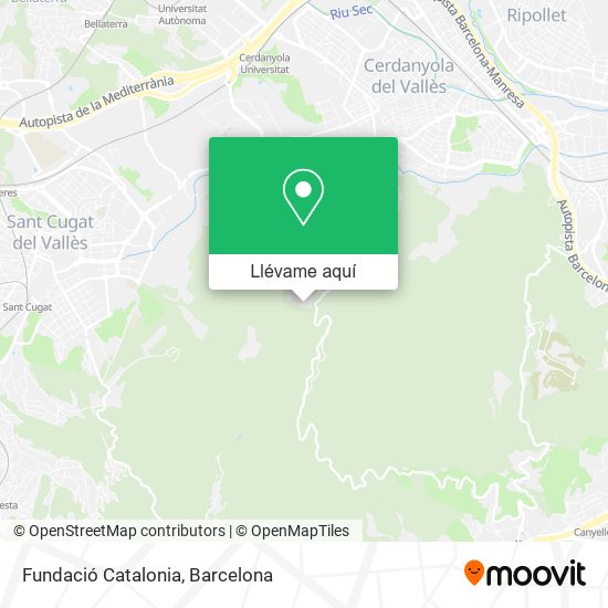 Mapa Fundació Catalonia