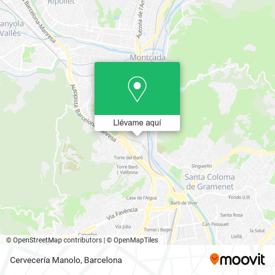 Mapa Cervecería Manolo