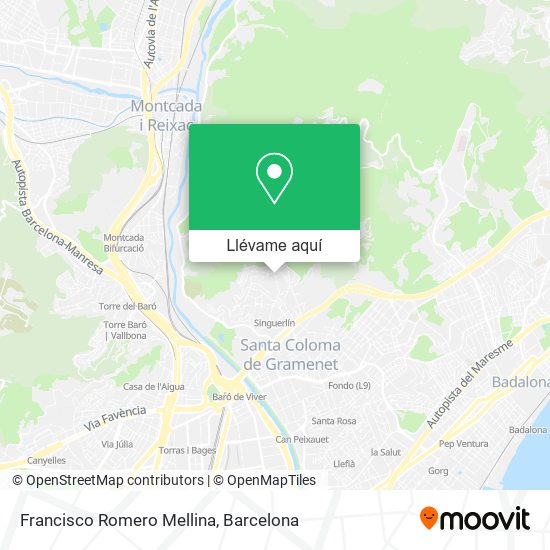 Mapa Francisco Romero Mellina