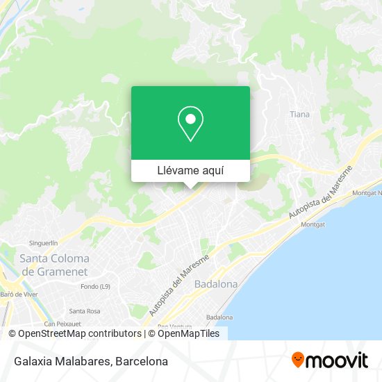 Mapa Galaxia Malabares