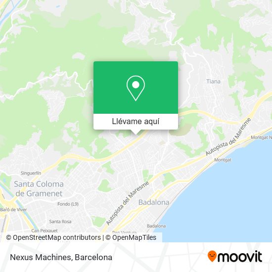 Mapa Nexus Machines