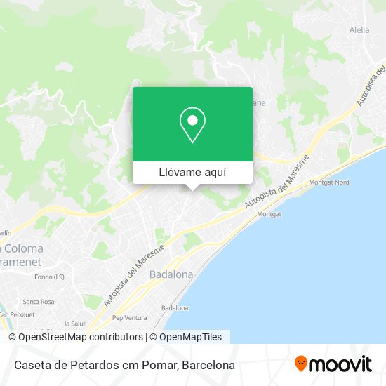 Mapa Caseta de Petardos cm Pomar