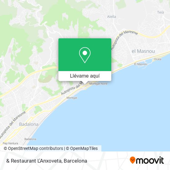 Mapa & Restaurant L'Anxoveta