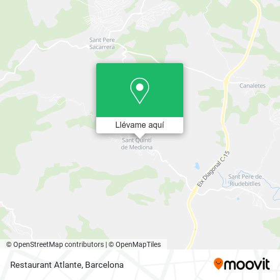 Mapa Restaurant Atlante
