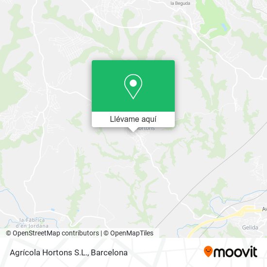 Mapa Agrícola Hortons S.L.
