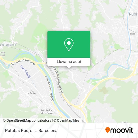 Mapa Patatas Pou, s. L