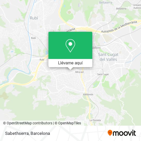 Mapa Sabethserra