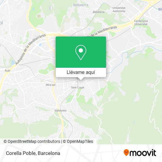 Mapa Corella Poble