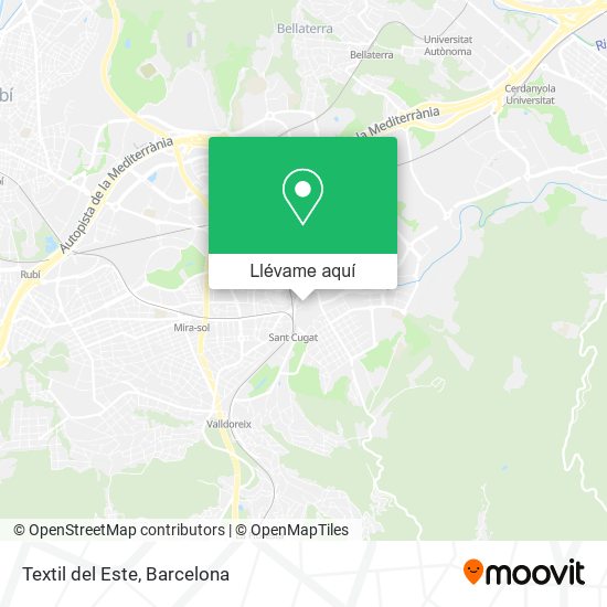 Mapa Textil del Este