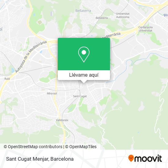 Mapa Sant Cugat Menjar