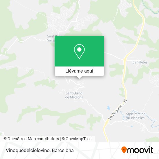 Mapa Vinoquedelcielovino