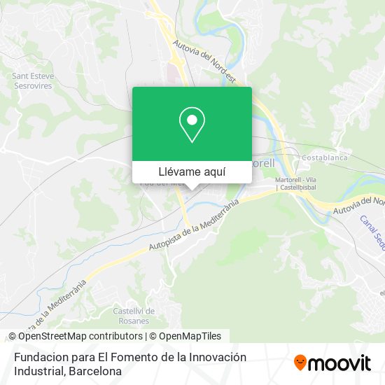 Mapa Fundacion para El Fomento de la Innovación Industrial