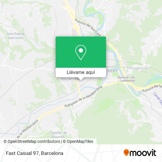 Mapa Fast Casual 97