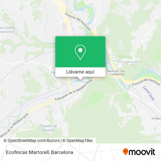 Mapa Ecofincas Martorell