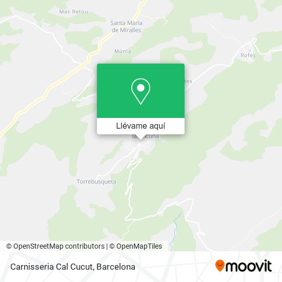 Mapa Carnisseria Cal Cucut