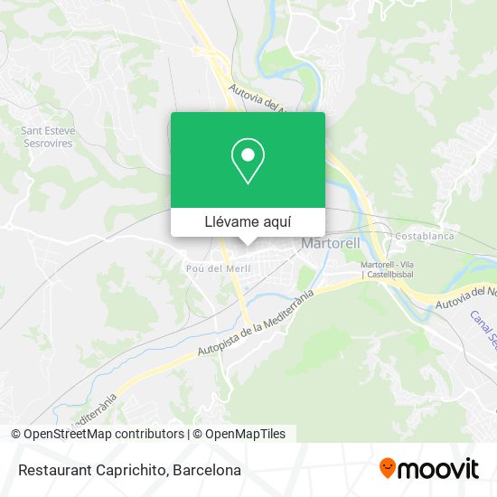 Mapa Restaurant Caprichito