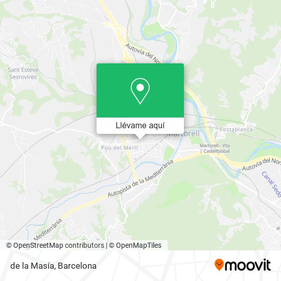 Mapa de la Masía