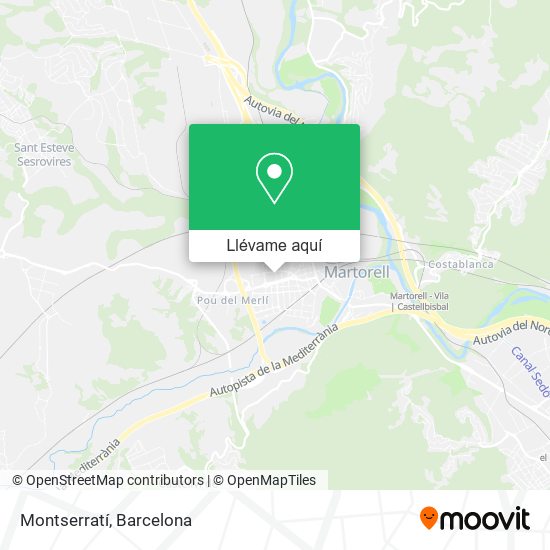 Mapa Montserratí