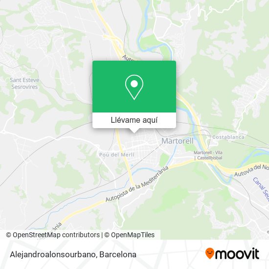 Mapa Alejandroalonsourbano