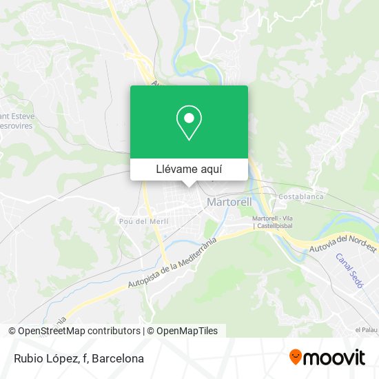 Mapa Rubio López, f