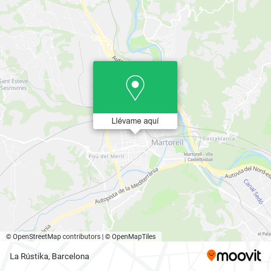 Mapa La Rústika
